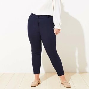 Loft plus NWT Marisa pants- blue